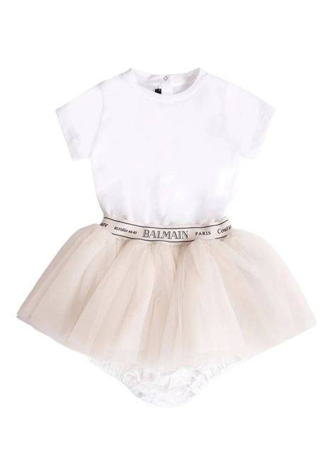 Abito con logo BALMAIN KIDS | BX1121 T0002109BC